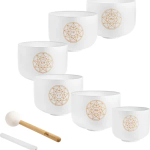 Meinl Sonic Energy Solfeggio Kristallklangschalen Set SOLCSBSET Neue Ware